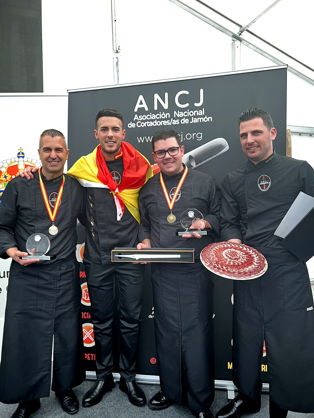 Podio del XIII Campeonato de España
