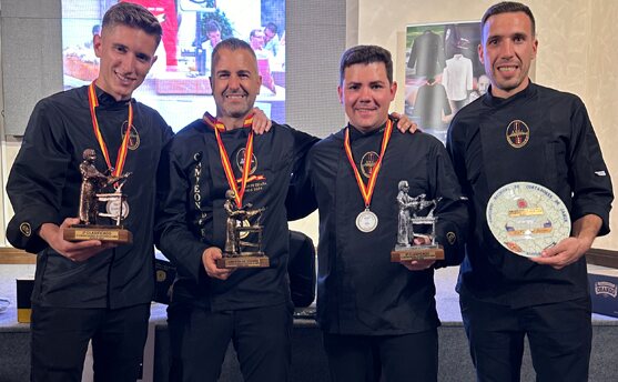 Podio del XIV Campeonato de España